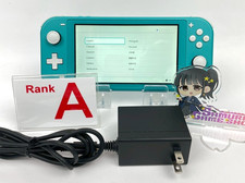 Nintendo Switch Lite Turquoise Blue A Rank Console & AC Adapter 1Day Ship 3015