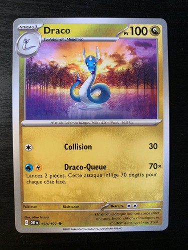 Carte pokémon unco - unco, draco