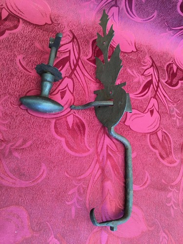 Loquet fer forgé ancien - en,