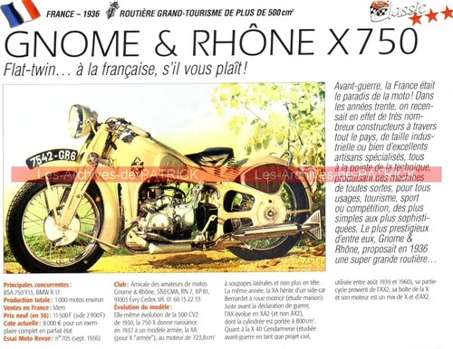 Gnome rhône 750 - x750, )