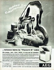 publicité Advertising 0321 1966  AEG  lave vaisselle Favorit R