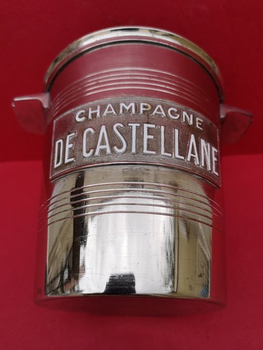 Seau champagne art deco métal - art,