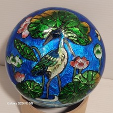 Boite Émaillée Ancienne JIN BARI Émaux Sur Cuivre  Cloisonné Chine Japon Asie 