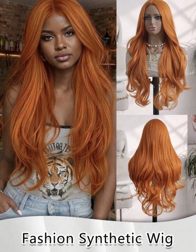 Perruque longue rousse - perruque, wig