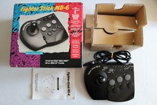 SEGA MEGADRIVE : Fighter Stick MD-6 Asciiware / Pad Arcade 6 boutons en TBE.