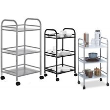Desserte 3 niveaux multifonction pour objets 4 roues 40 x 35 x 75 cm