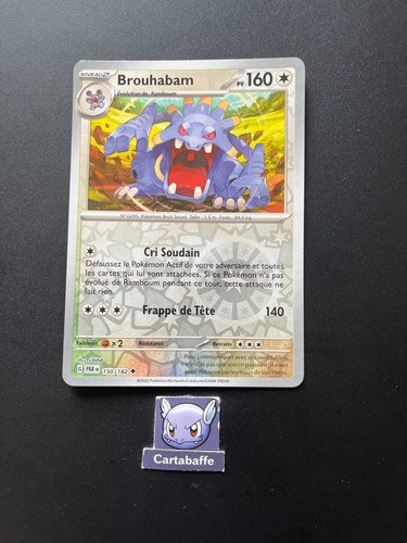 Carte pokémon brouhabam - carte,