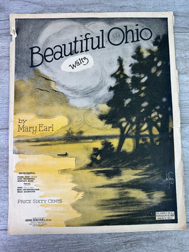 Beautiful ohio waltz sheet - waltz,