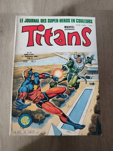 Comic titans marvel 1980 - n°28,