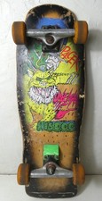 Vintage 80s Pacer Rusher Sports Skateboard - One Man Hisdog - Rare Deck
