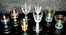 8 VERRES FANTAISIE