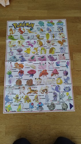 Poster géant affiche pokemon - affiche,