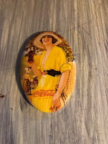 Vtg coca cola oval - ,