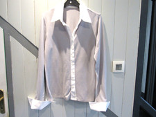 CHEMISIER GRIS CLAIR T 42 ANNE FONTAINE
