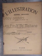 Couverture L'ILLUSTRATION juil 1897 publicités document Cover antique french mag