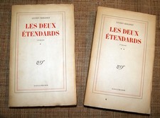 Lucien Rebatet Les Deux Etendards NRF Gallimard 1951 2/2 volumes Lyon amour foi