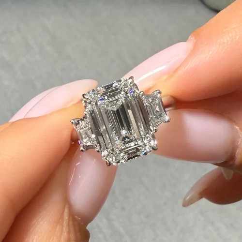 Bague diamant blanc - or,