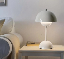 Lampe champignon LED sans fil Recharge USB lampe de chevet Design blanche