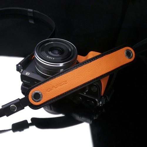 Gariz orange leather neck - orange,