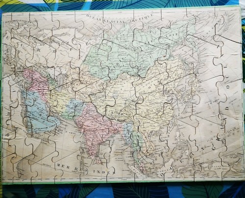 Rare ancien puzzle bois - ancien,