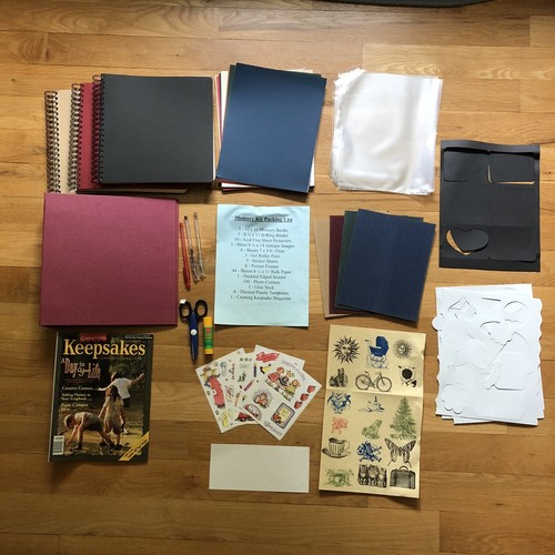 Vintage scrapbook memory - scrapbook, kit