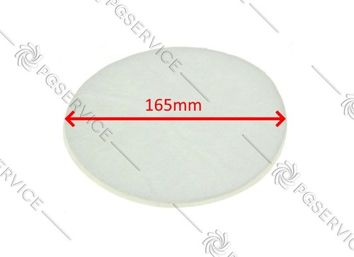Filtre rond 165mm aspirateur - 165mm,