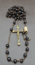 Chapelet perles noyau/croix