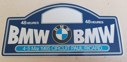 Autocollant plaque rallye - autocollant,