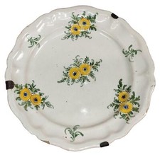 Assiette antique céramique - assiette, en