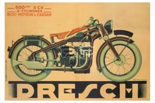 MOTO DRESCH Rf0174 - POSTER HQ 40x60cm d'une AFFICHE VINTAGE