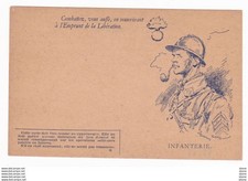 Carte en franchise militaire - Infanterie