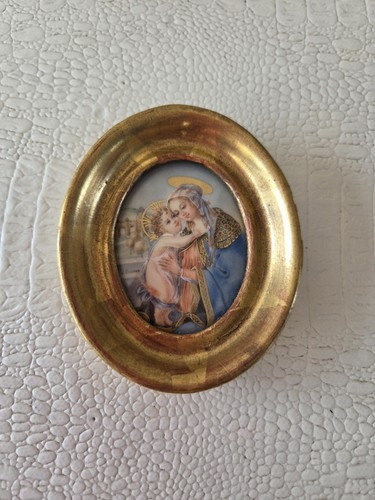 Médaillon estampe miniature - estampe,