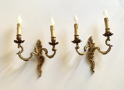 Paire appliques bronze - paire, d’appliques