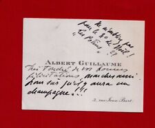 BT4#-CARTE-ALBERT GUILLAUME-PEINTRE-CARICATURISTE-[RENÉ BASCHET]