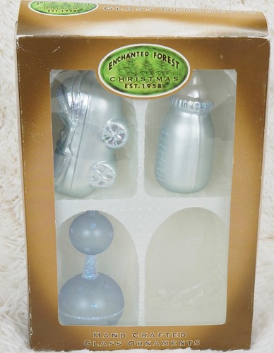 Baby boy blue blown glass - baby,