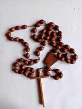 Ancien grand chapelet en bois