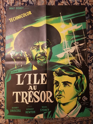 Affiche litho 1950 ile - affiche,