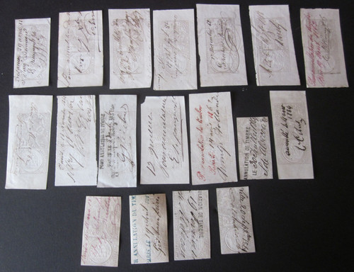 Timbres fiscaux effets - effets, de