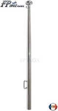 Mat Hampe 620mm de Pavillon Ogive Terminale inox Tube 25mm inox 316 - A4