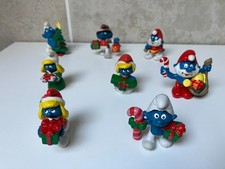 Peyo - Schtroumpfs - série de 8 figurines de Noël - années/origine diverses