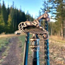 Canne En Bois Avec Poignée En