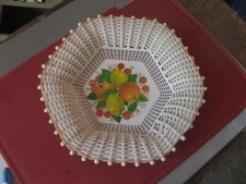 ++"534.21"   CORBEILLE A PAIN OU FRUITS VINTAGETOUTE EN PLASTIQUE