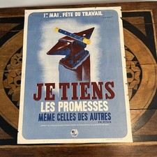 Affiche ancienne Guerre 39-45