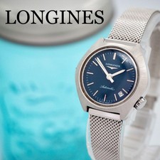 Montre LONGINES Ultrachron Octogonale Automatique Cadran Marine 1,02" Boîtier...
