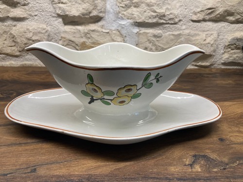 Saucière ancienne longwy avec - saucière,