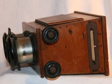 Ancien STEREOSCOPE NOYER de