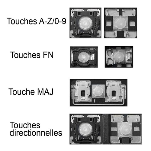 Touche clavier pour lenovo - de,