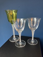 Verres vin en - à, cristal