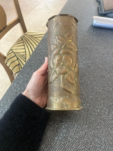 Militaria vase douille obus - militaria,