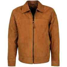Veste en cuir daim souple